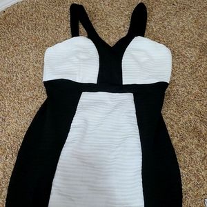 Black and White Dress